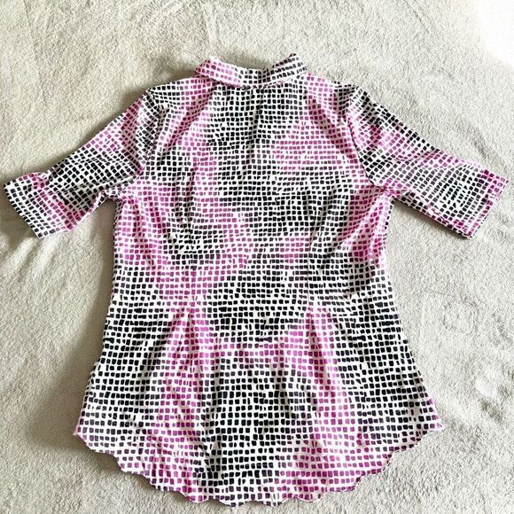 NWOT JoFit Women's Scallop Hem V-Neck Active Athletic Collared Polo - Picture 10 of 10